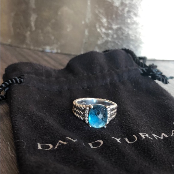 David Yurman Jewelry - David Yurman Petite Wheaton Ring with Diamonds